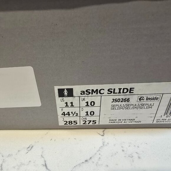 Adidas Men's Stella McCartney Slides Lilac Mule JS0266 Size 10 NEW PURPLE - Picture 11 of 13